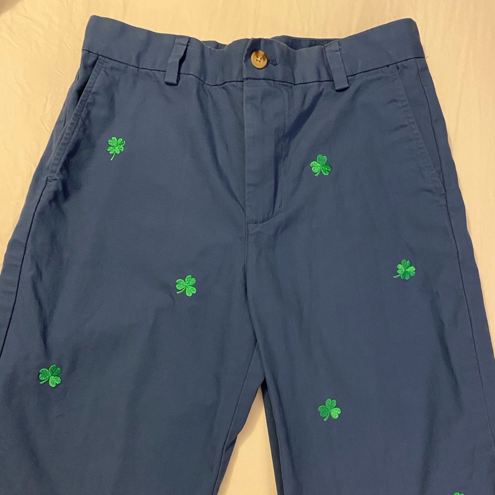 Vinyard Vines boys Bermuda Shamrock Shorts